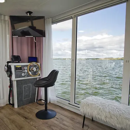 بيت للعطل Hausboot Lydia Mit Sauna Und Elektrokamin - Hausbooturlaub Auf Ruegen غيجير